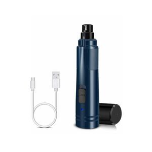 NEW Pet Nail Grinder Travel Portable USB Chargeable Dark Blue